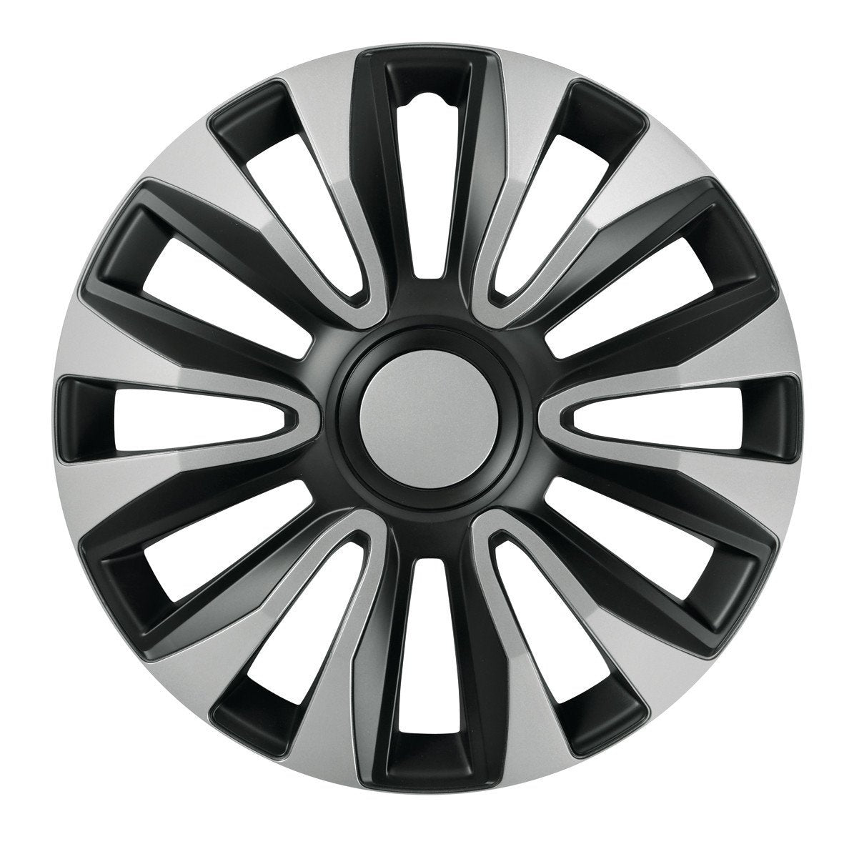 Pilot Copricerchi auto 4 pz - verniciati Tech-One Avalone Silver & Black -  14"