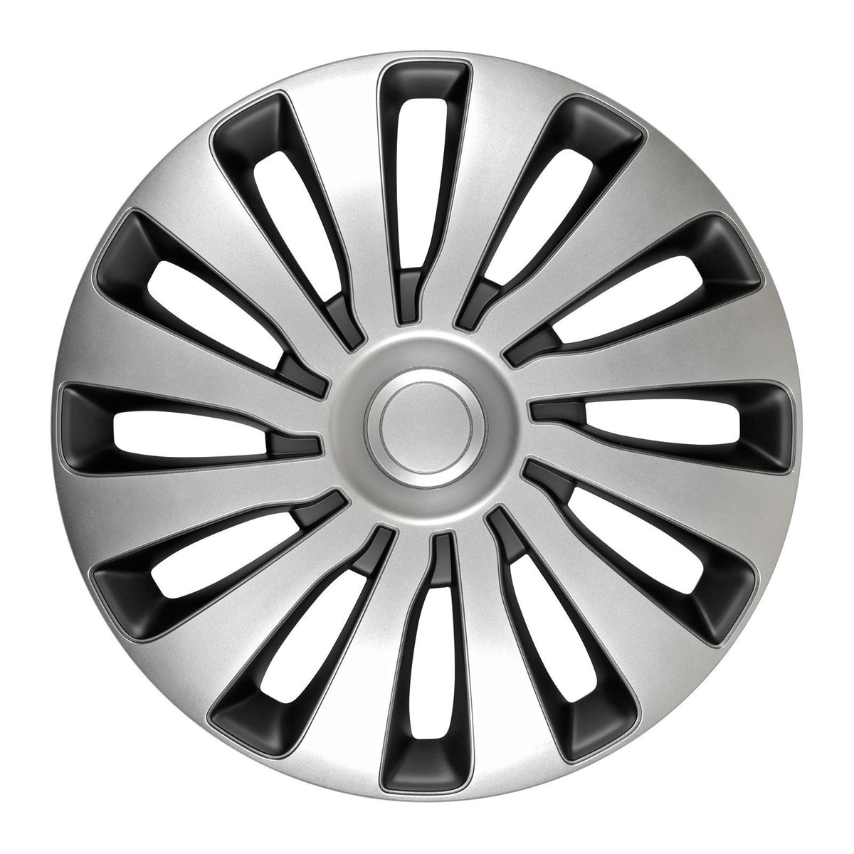 Pilot Copricerchi auto 4 pz - verniciati Tech-One Sepang Silver & Black -  15"