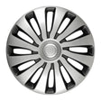 Pilot Copricerchi auto 4 pz - verniciati Tech-One Sepang Silver & Black -  16"