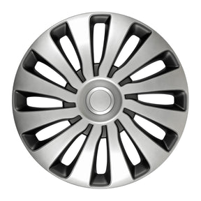 Pilot Copricerchi auto 4 pz - verniciati Tech-One Sepang Silver & Black -  16"
