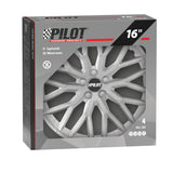 Pilot Speedster - Set 4 copricerchi - 16" - Argento