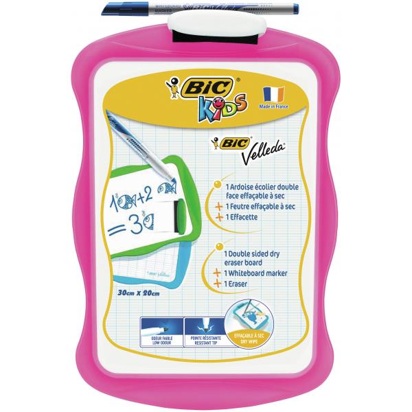 Lampa Bic Lavagna doppia faccia con marcatore e cancellino  21x31 cm BIC841362