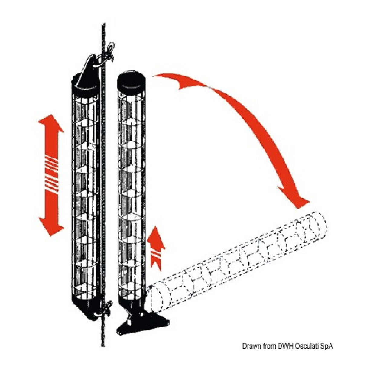 Osculati Supercompact radar reflector 32.235.00