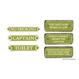 Osculati Targhetta OLD MARINA per locali di bordo 32.525.01