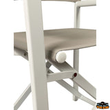 Trem Poltroncina pieghevole bianca mod Deco