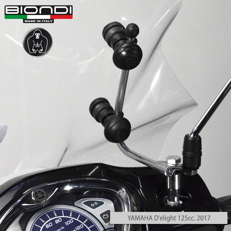 Biondi Kit Attacchi Parabrezza per Yamaha D'Elight 125 2017