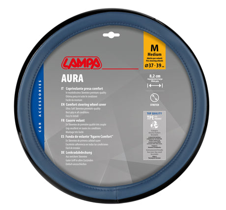 Lampa Aura, coprivolante in Skeentex - M -  37/39 cm - Blu 32908