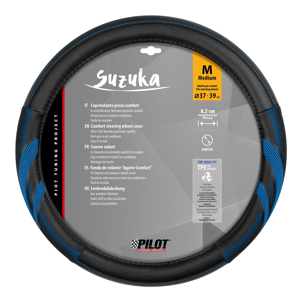 Pilot Suzuka, coprivolante in Skeentex - M -  37/39 cm - Blu