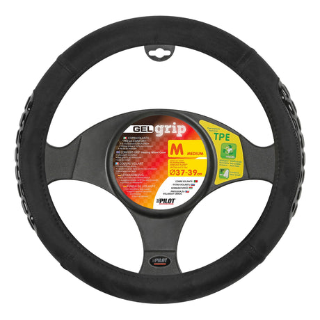 Pilot Gel Grip, coprivolante in microfibra - M -  37/39 cm - Nero