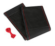 Pilot Sport, coprivolante in pelle - L -  37/39 cm - Nero/Rosso