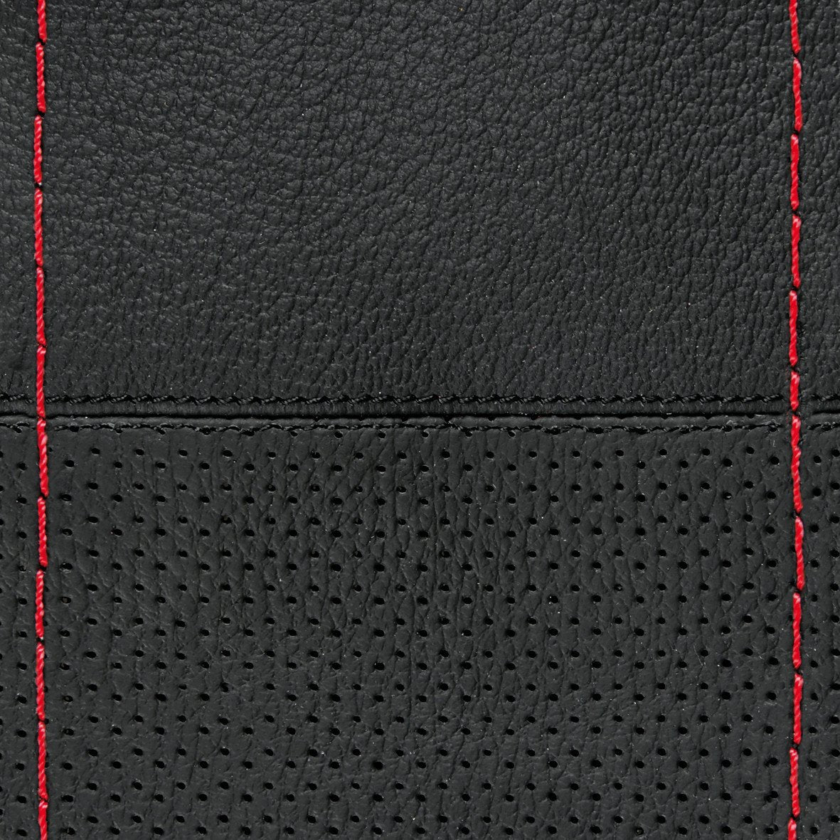 Pilot Sport, coprivolante in pelle - L -  37/39 cm - Nero/Rosso