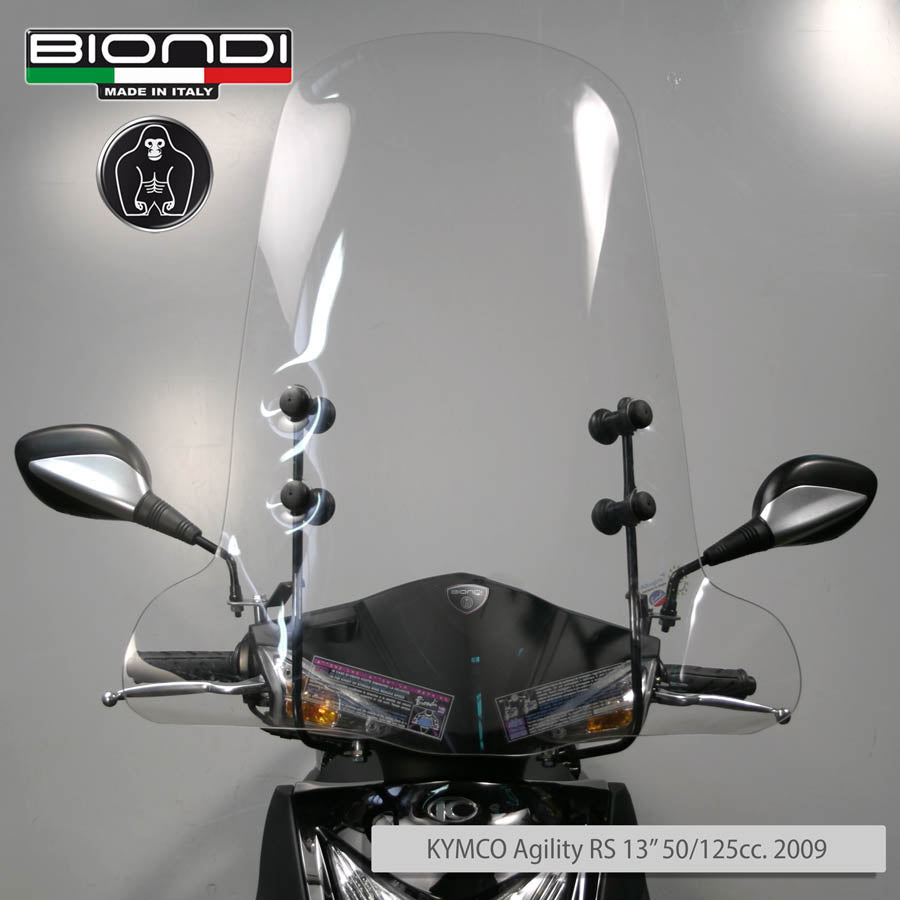 Biondi Parabrezza Z Aprilia SR R Factory 50 cc 2004-2005 con Attacchi