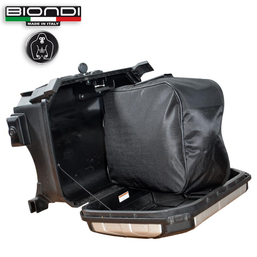 Biondi Borse Interne per Valigie Moto Guzzi V85TT Urban - Tris DX+SX+Beauty