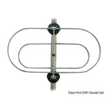 Soporte de guardabarros plegable Osculati 33.205.02