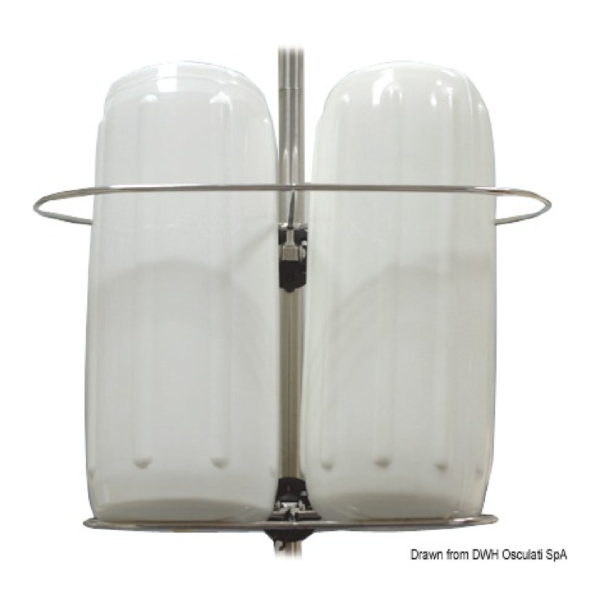 Soporte de guardabarros plegable Osculati 33.205.02