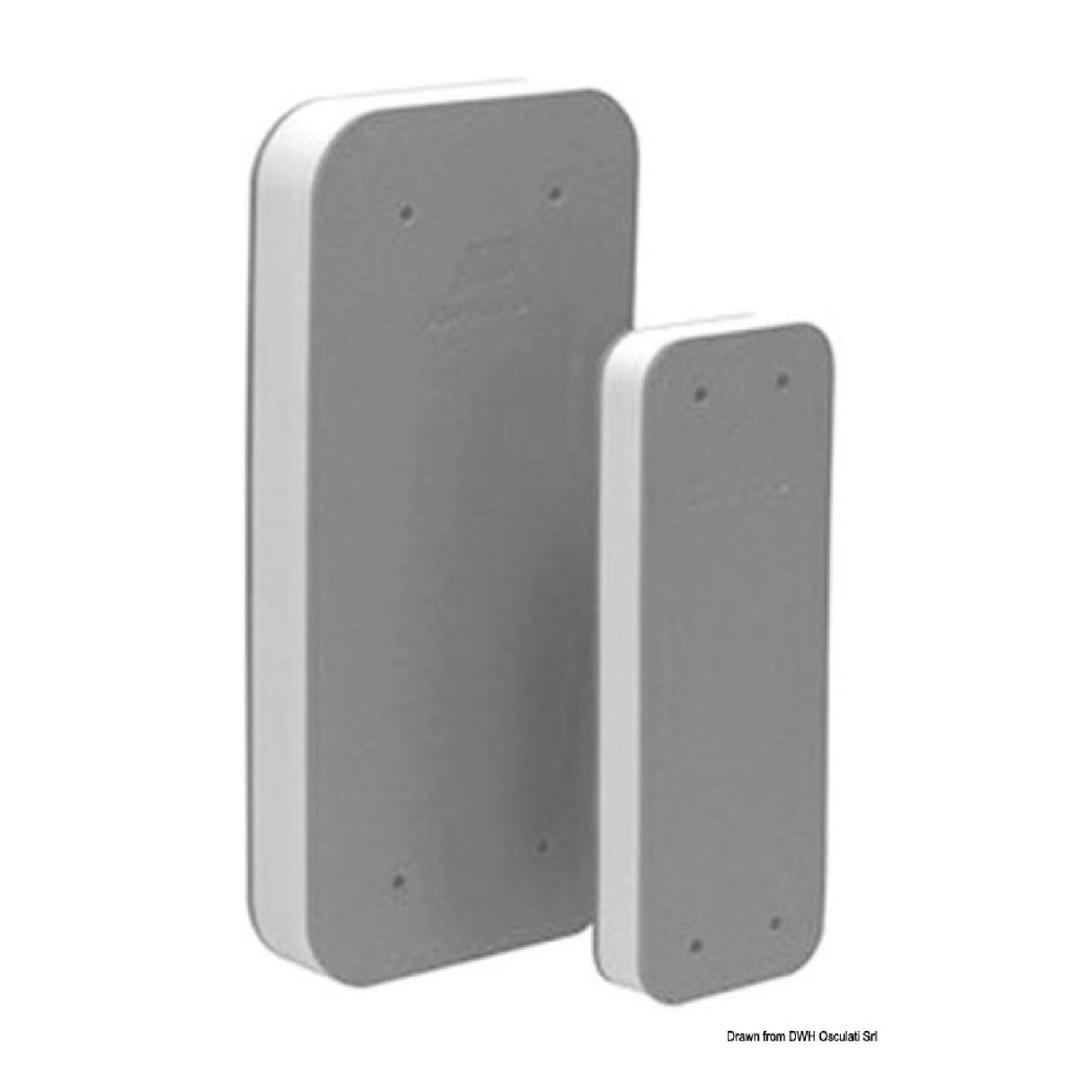 Guardabarros plano Osculati en EVA + PE Azul-Gris 490-950-950 mm 33.504.01