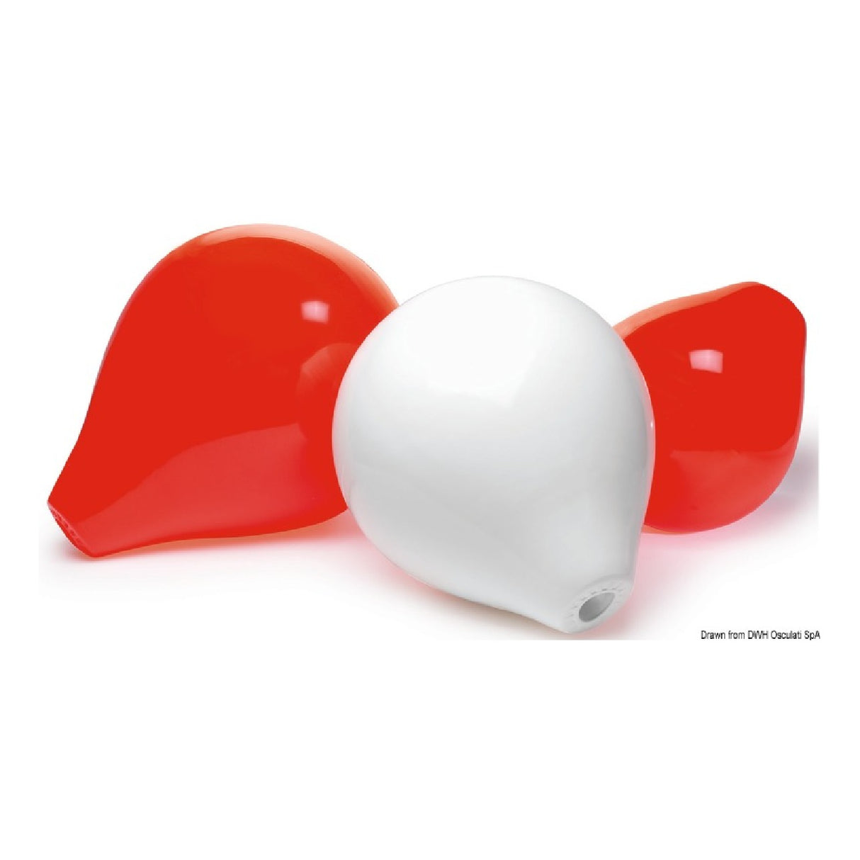 Polyform Buoy CC Serie rot ohne Zugstange