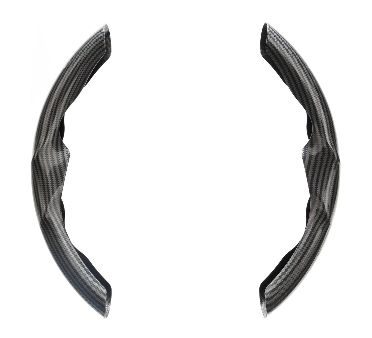 Pilot Grips, coprivolante sportivo in PVC, universale - Carbon-Look