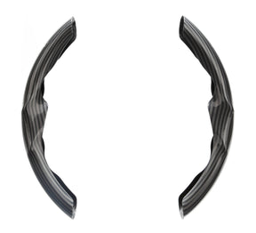 Pilot Grips, coprivolante sportivo in PVC, universale - Carbon-Look