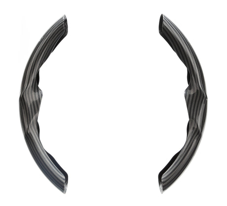 Pilot Grips, coprivolante sportivo in PVC, universale - Carbon-Look