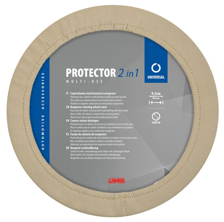 Lampa Protector 2 in 1, coprivolante elasticizzato in poliestere - Beige 33148