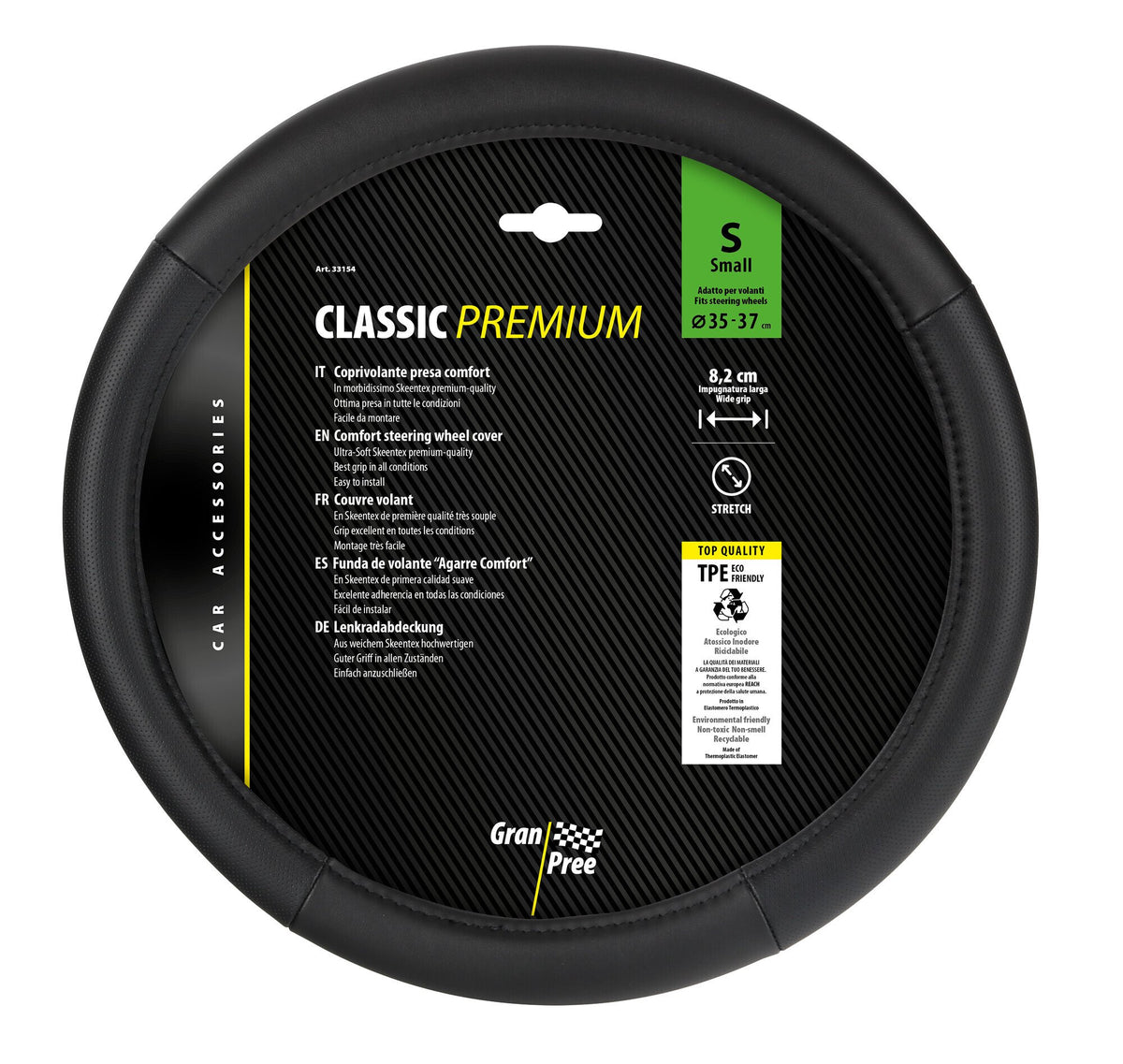 Gran Pree Classic Premium, coprivolante in Skeentex - S -  35/37 cm