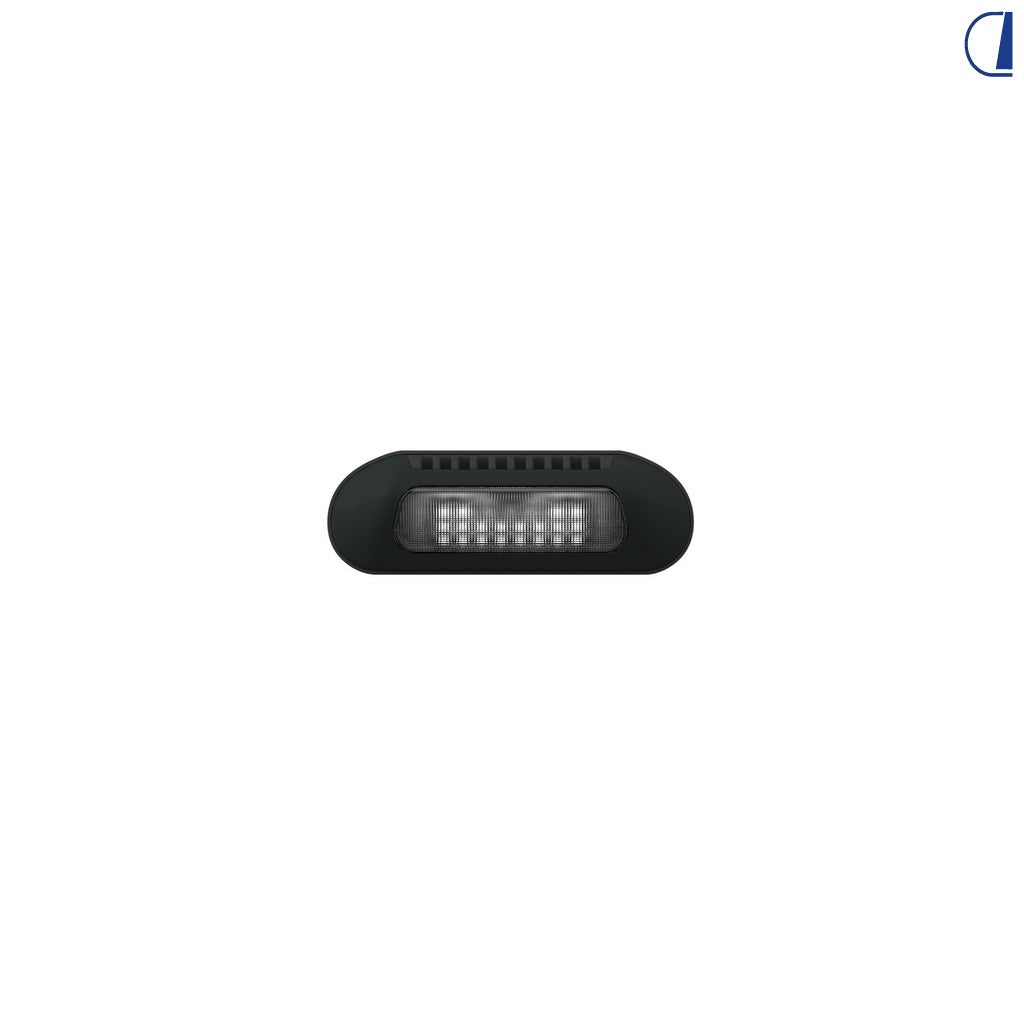 Luce esterna Mini LED per camper 1800 lm, corpo alluminio, lente policarbonato