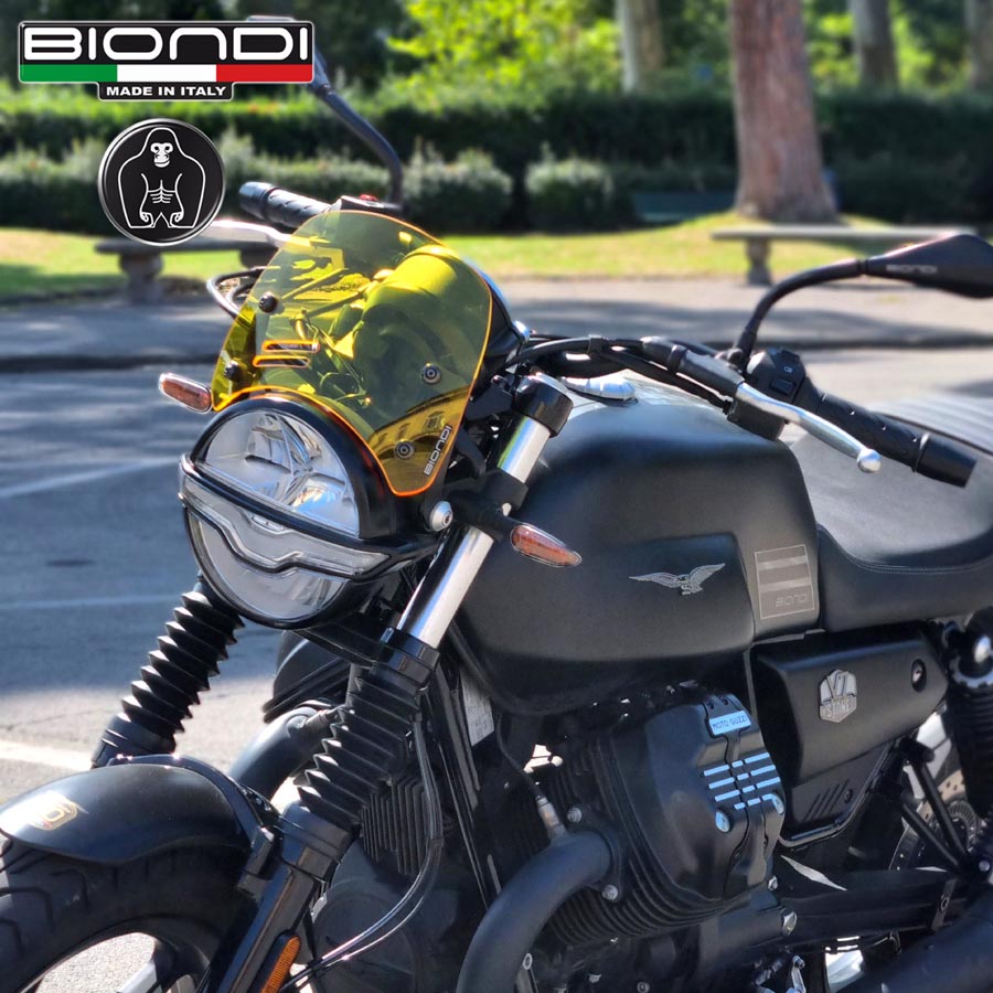 Biondi Cupolino Caffè Giallo Moto Guzzi V7 III/IV, V7 Sport, V9 Bobber - MPN 8010411