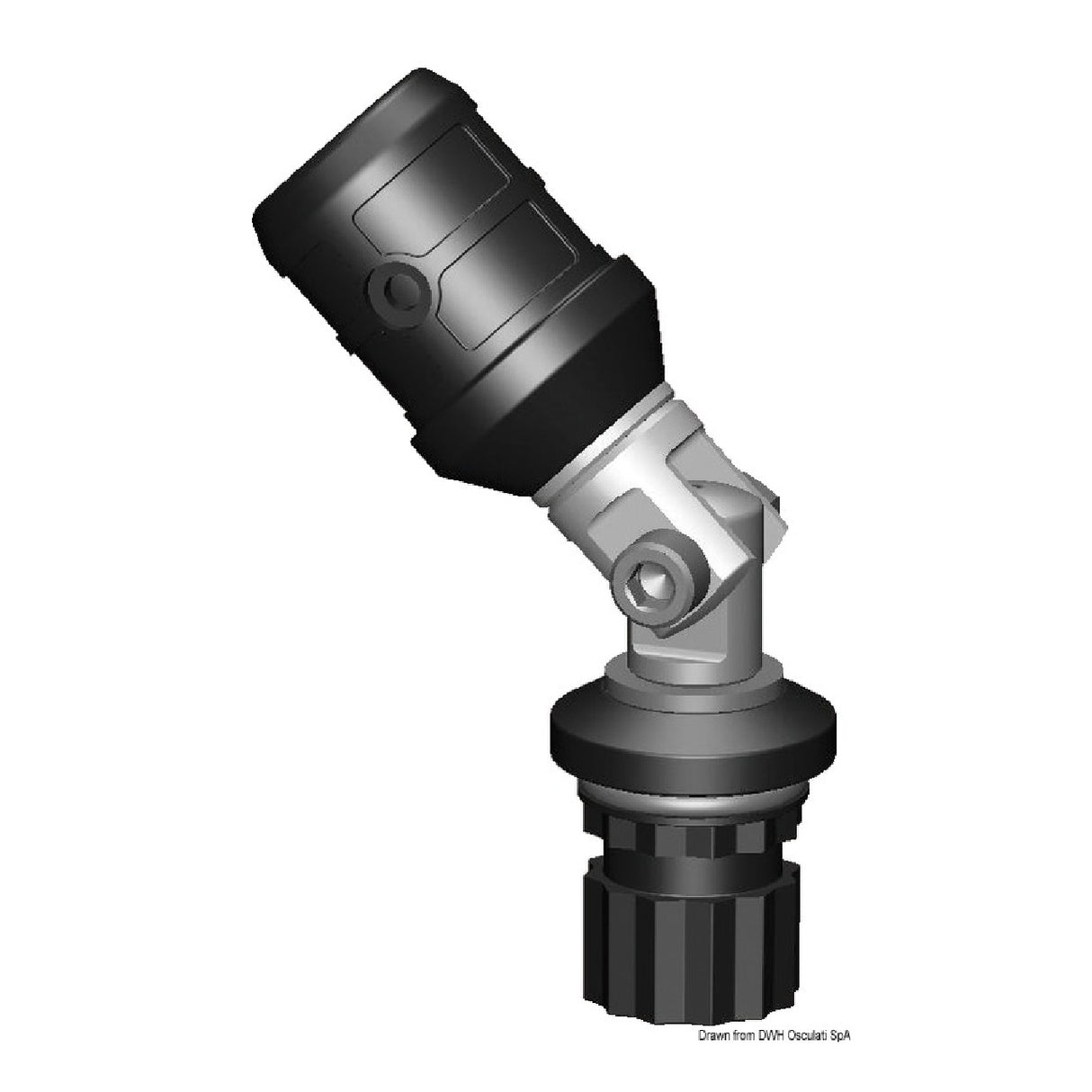 Borika Fasten Snodo per tubi tendalini diametro 22 mm AISI 321