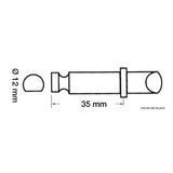 Scoprega Scalmo plastica/ottone