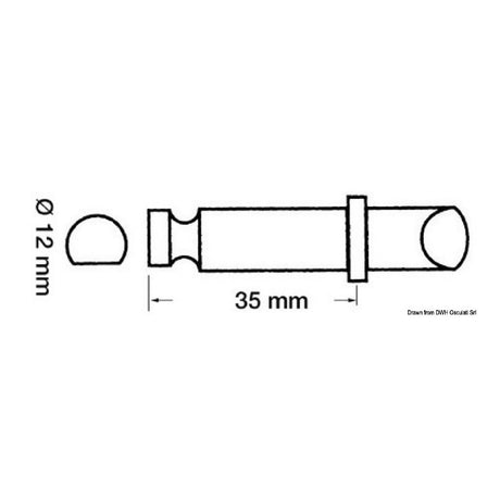 Scoprega Scalmo plastica/ottone