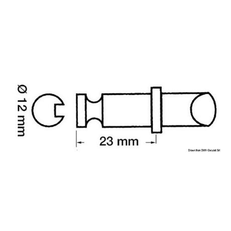 Scoprega Scalmo plastica/ottone