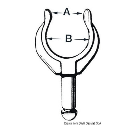 Osculati Scalmo in Delrin JARNFORDLINGS 34.435.01
