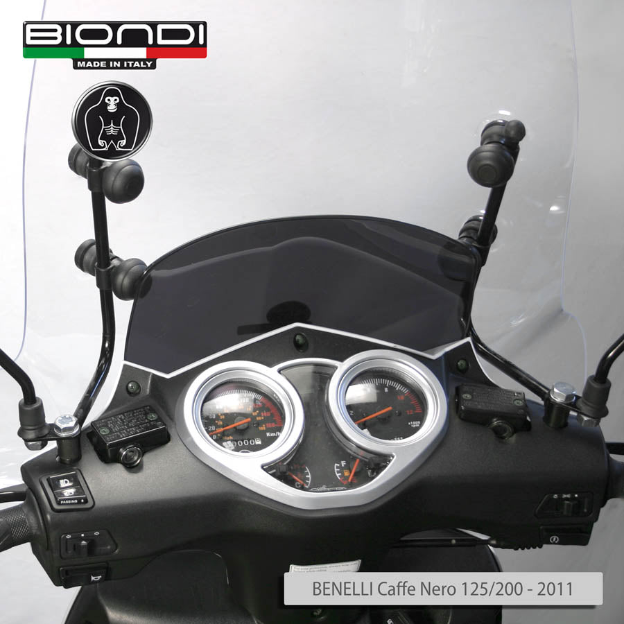Biondi Kit Attacchi Parabrezza Benelli Caffè Nero / Keeway Outlook / STELS Outlander