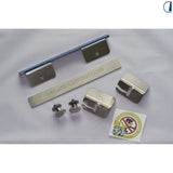 Di-Tec Kit antieffrazione Large per finestre S7 in acciaio inox