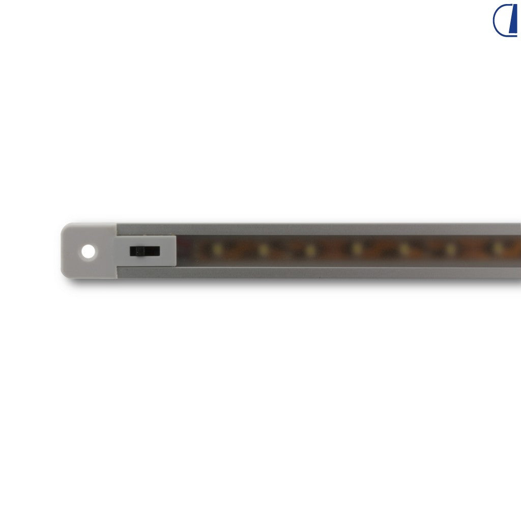 Barra LED ad incasso in alluminio per camper