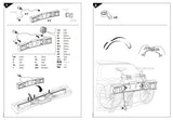 Thule 000976 7-poliger Kennzeichenhalter mit Beleuchtung