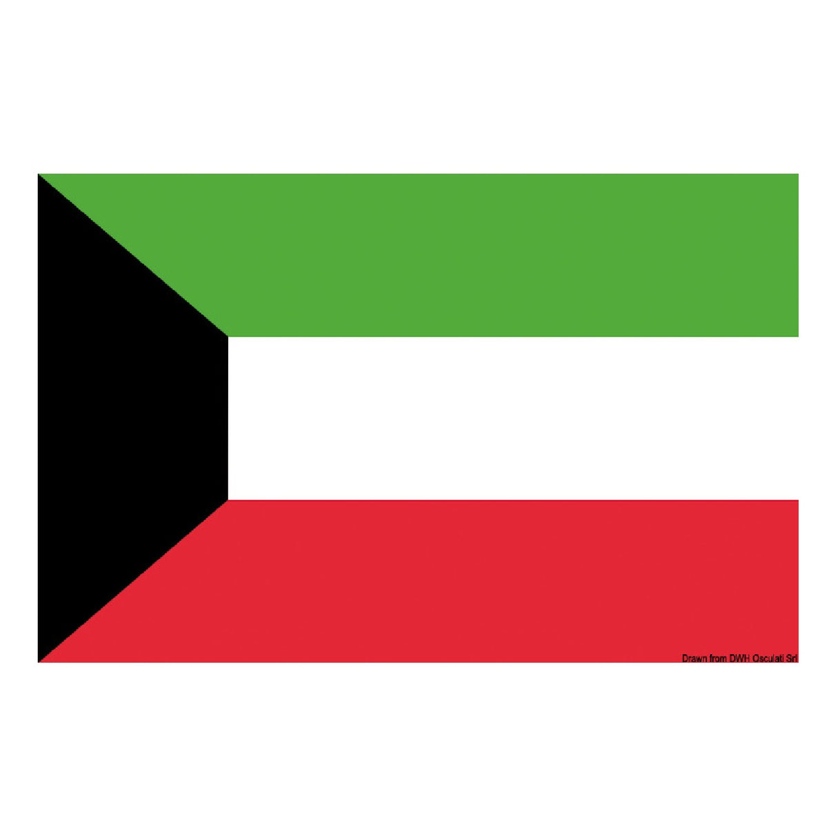 Osculati-Flagge Kuwait 35.435.01