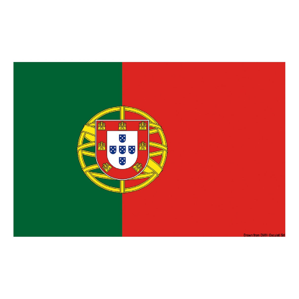 Osculati Portugal Flagge 35.437.01