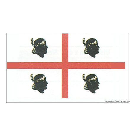 Osculati Italienische Regionalflagge Sardinien 35.443.01