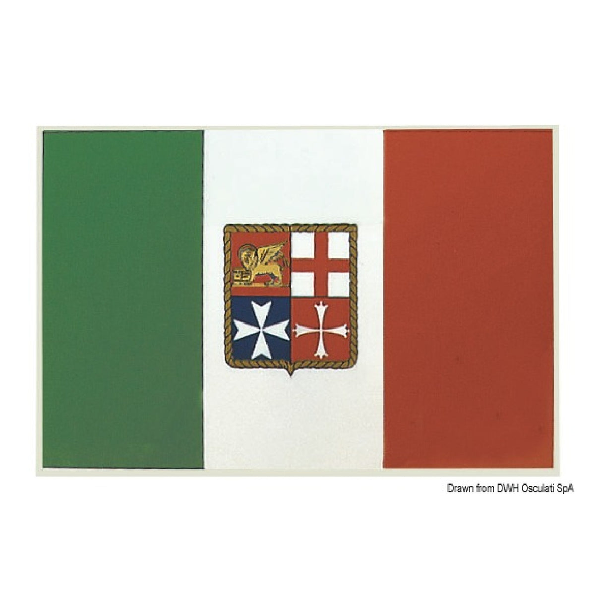 Bandera adhesiva Osculati Italia 35.452.80