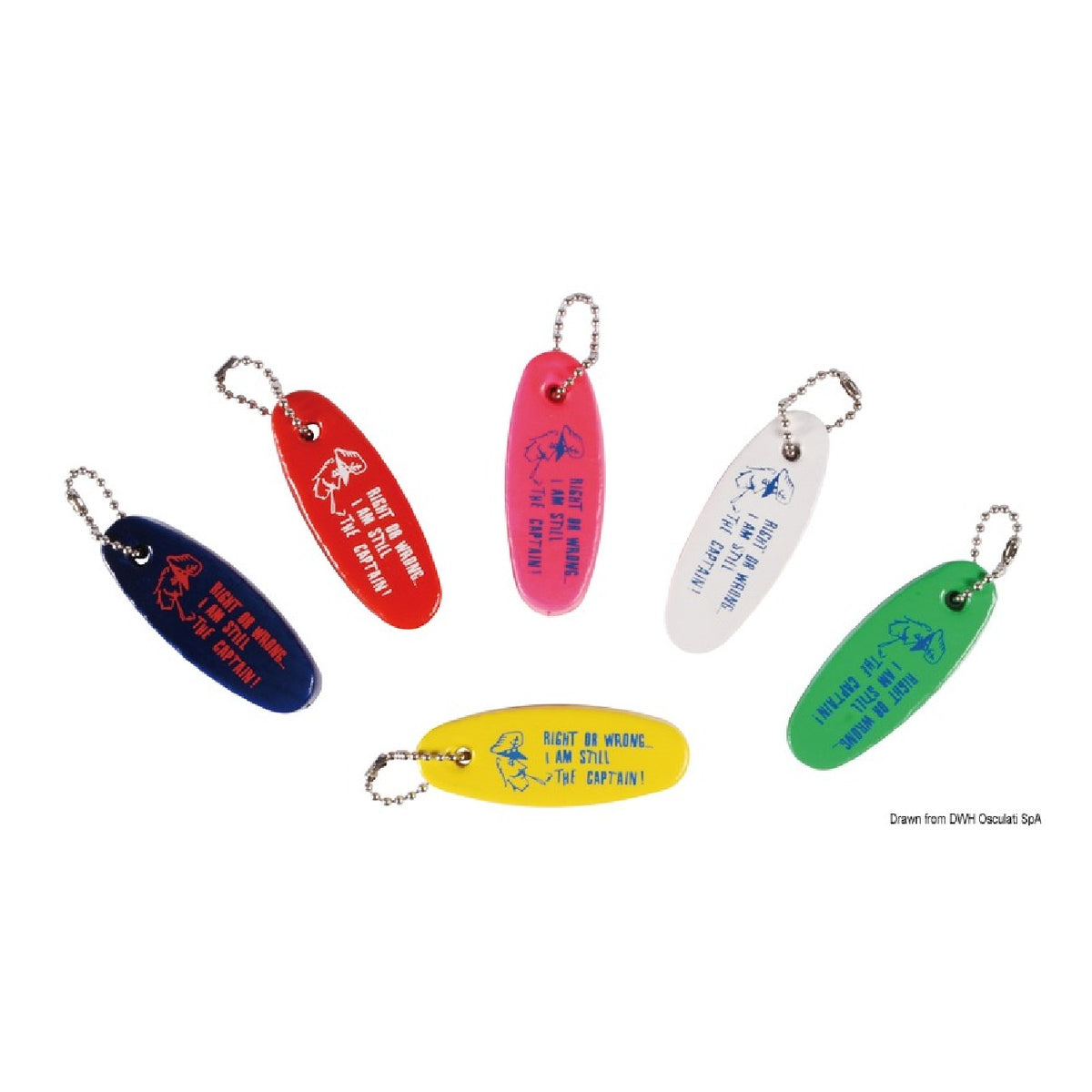 Osculati Portachiave in morbida gomma galleggiante 35.825.00