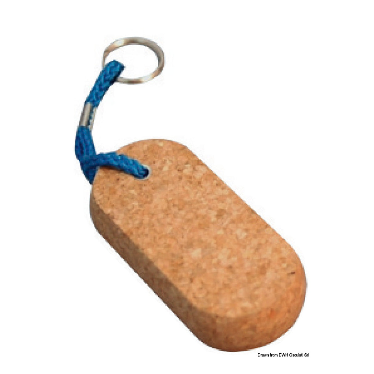 Osculati Portachiavi sughero ovale 35.841.30 - 1 confezione da 10 pezzi 35.841.30