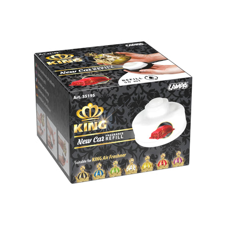 Lampa King, deodorante per ambiente, ricarica 50 ml - Auto Nuova 35195