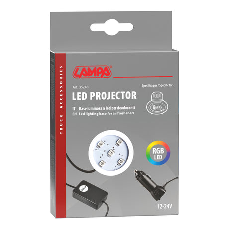 Lampa Trucky Led, base luminosa a led 12/24V - 7 colori 35248