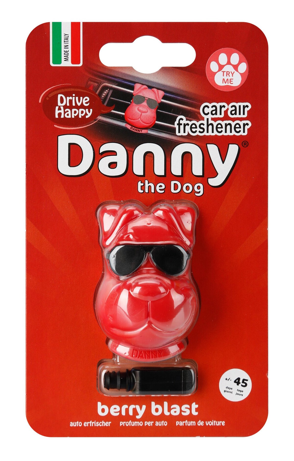 Danny the Dog Danny the dog, deodorante per abitacolo - Berry Blast