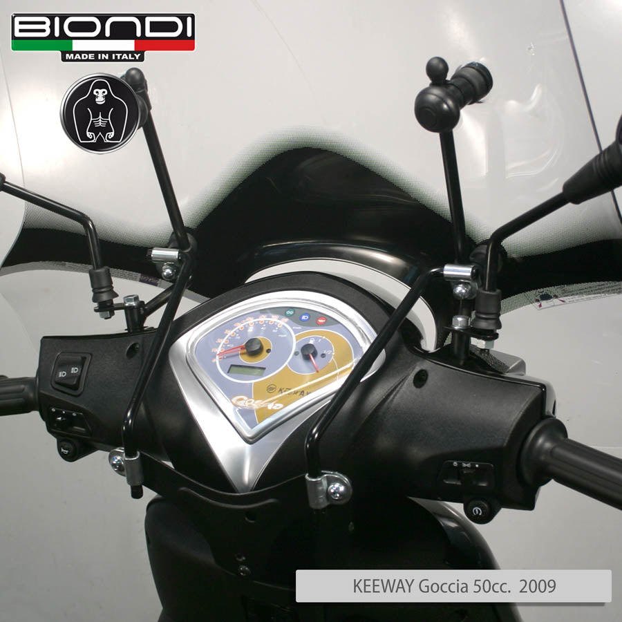 Biondi Kit Attacchi Parabrezza per Keeway Jordan IT Goccia 50 2009