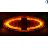 Luce di marcatura laterale ovale arancione per camper