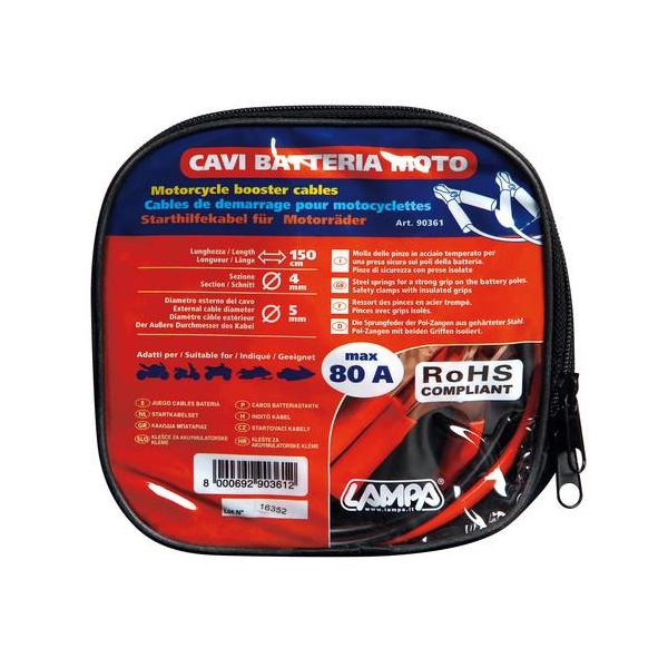 Lampa Motorradbatteriekabel 90361