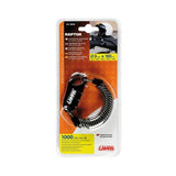 Candado antirrobo Lampa Raptor con cable en espiral - 150 cm 90595